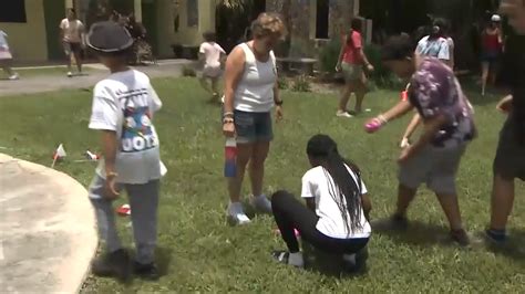 Patients from Nicklaus Children’s Hospital take part in summer camp